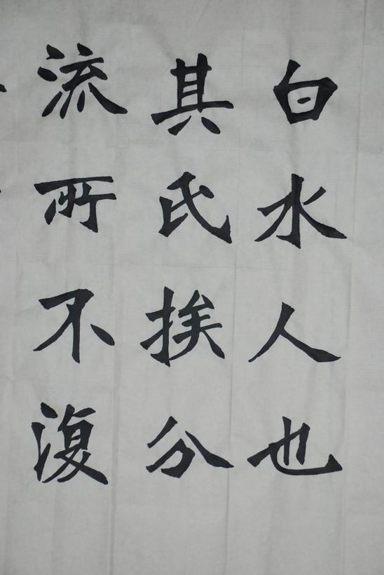 站长牛年最新临帖作品——张猛龙碑选字(八尺条幅)